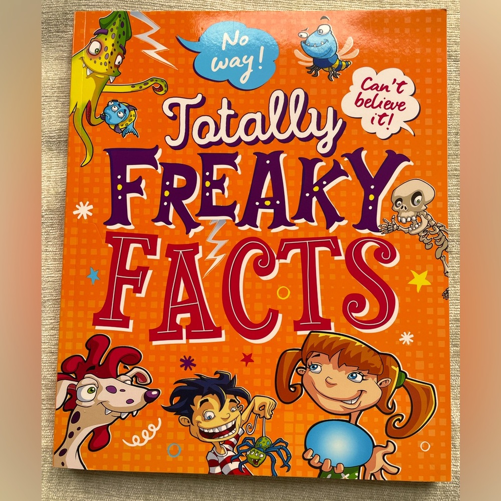 NEW. Totally Freaky Facts Kids Book